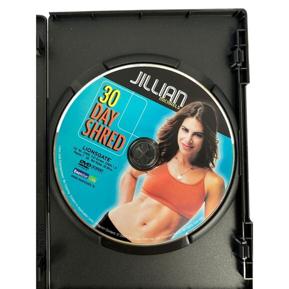 Jillian Michaels 30 Day Shred 2007 Not Rated Lionsgate DVD Exercise Fitness - Picture 3 of 7